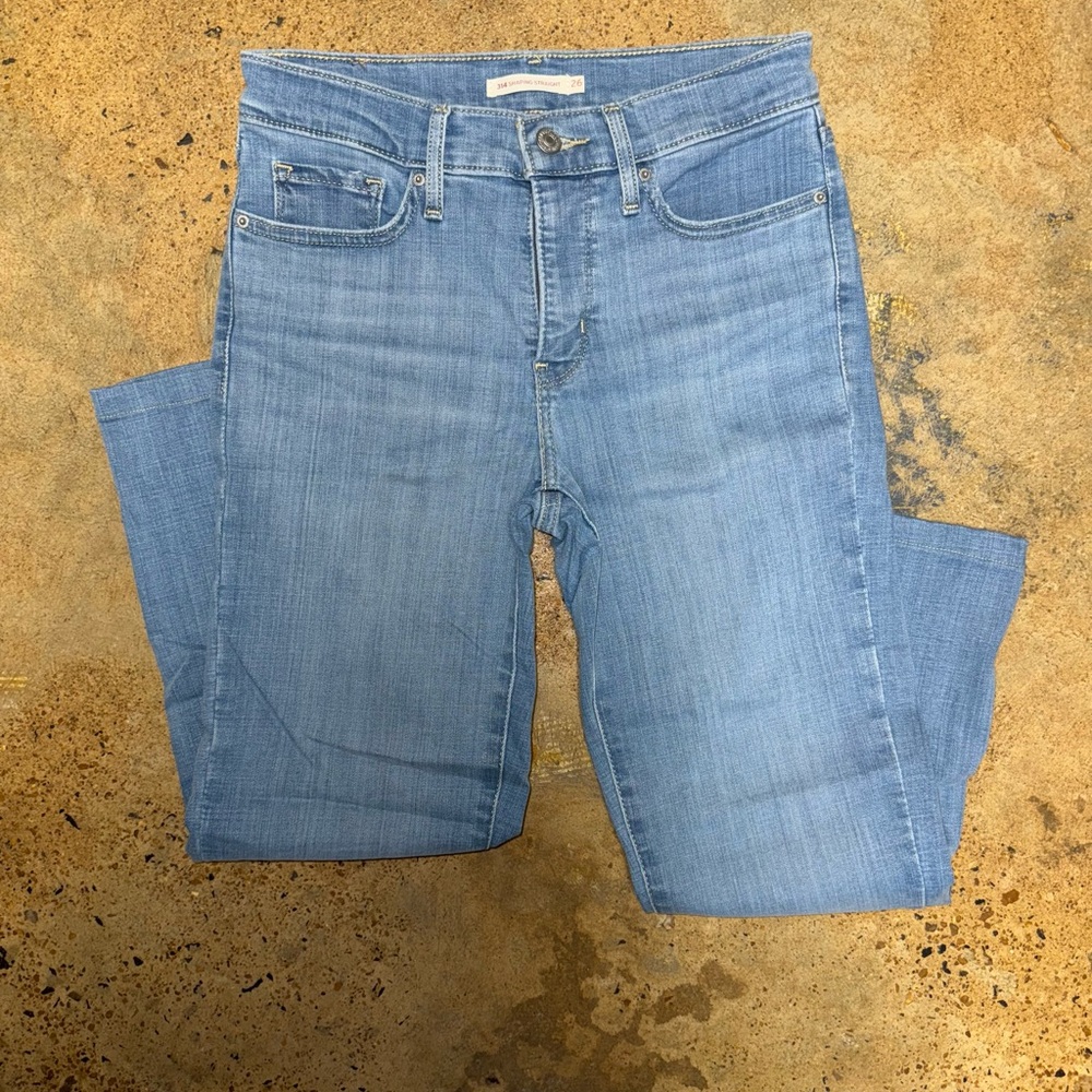 LEVI 314 Shaping Straight W26 “L30” Denim Jeans